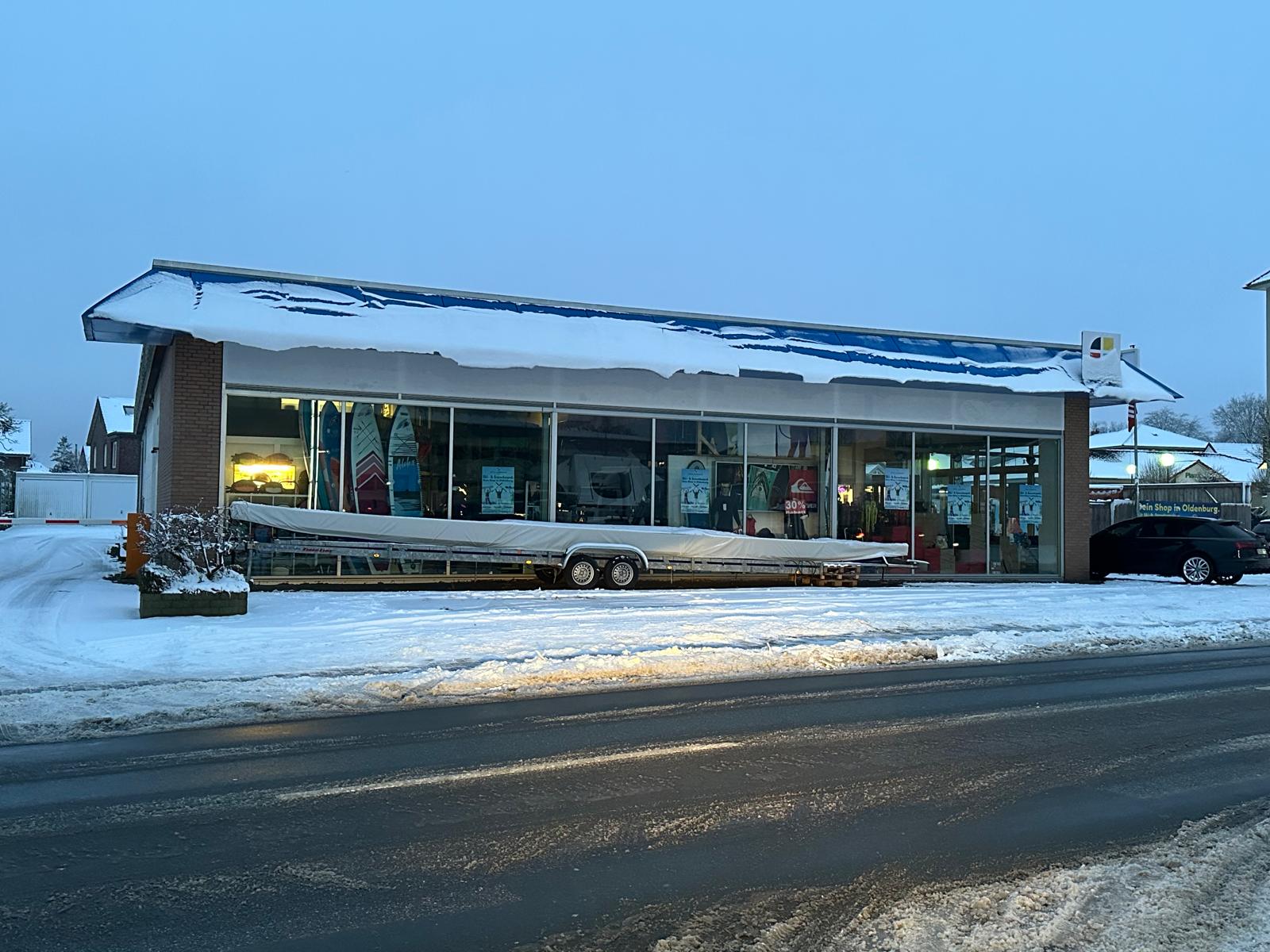 Eingang des Shops